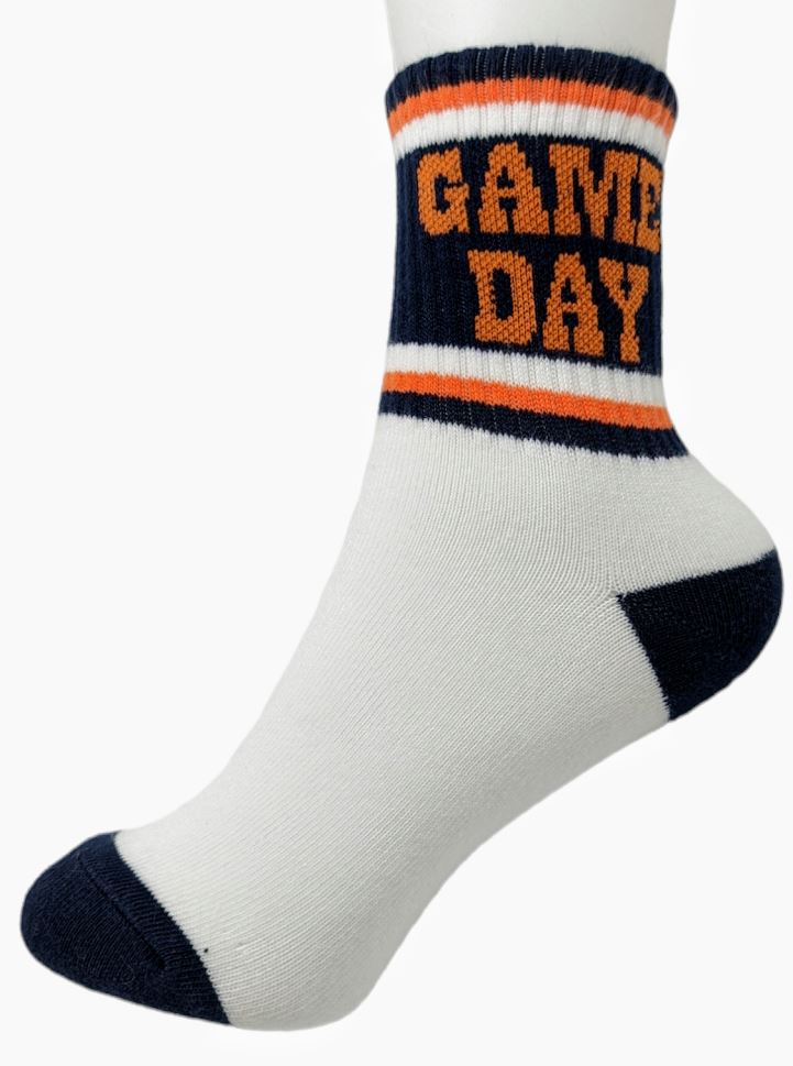 Game Day Socks ORANGE - Caroline Hill