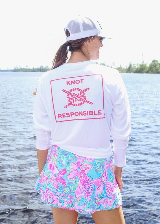 Island Collection Classic Logo Long Sleeve - Pink - Caroline Hill