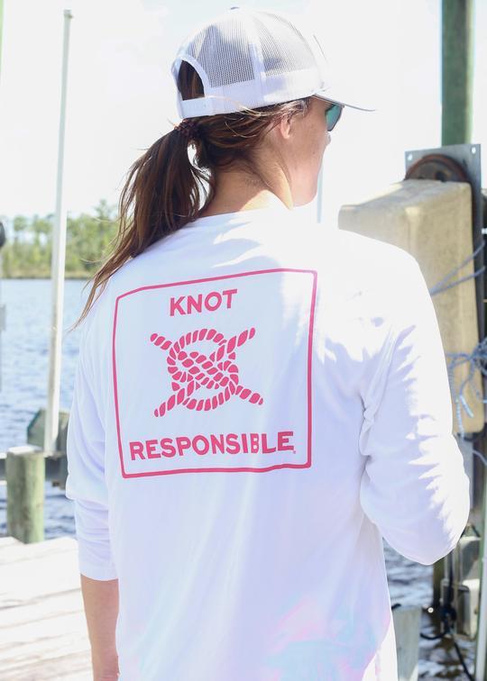 Island Collection Classic Logo Long Sleeve - Pink - Caroline Hill