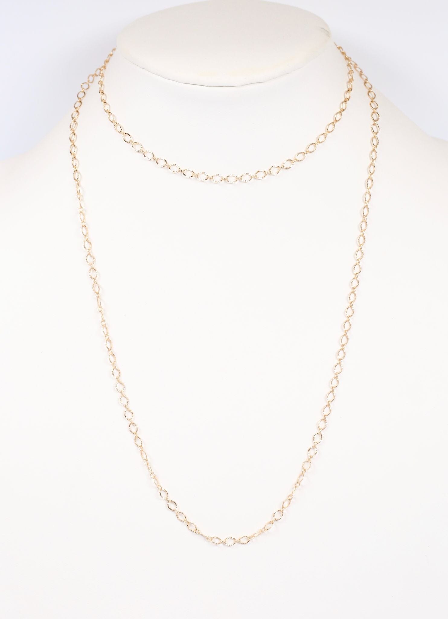 Latigo Link Necklace GOLD - Caroline Hill