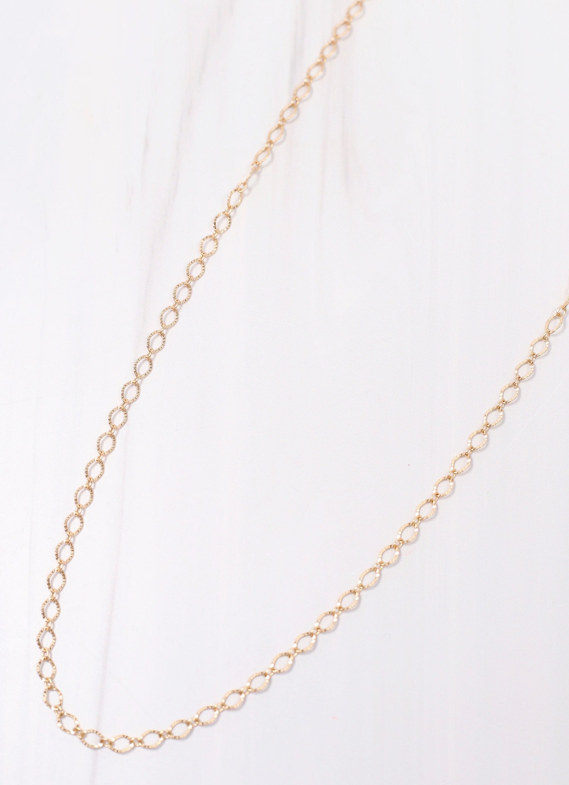 Latigo Link Necklace GOLD - Caroline Hill