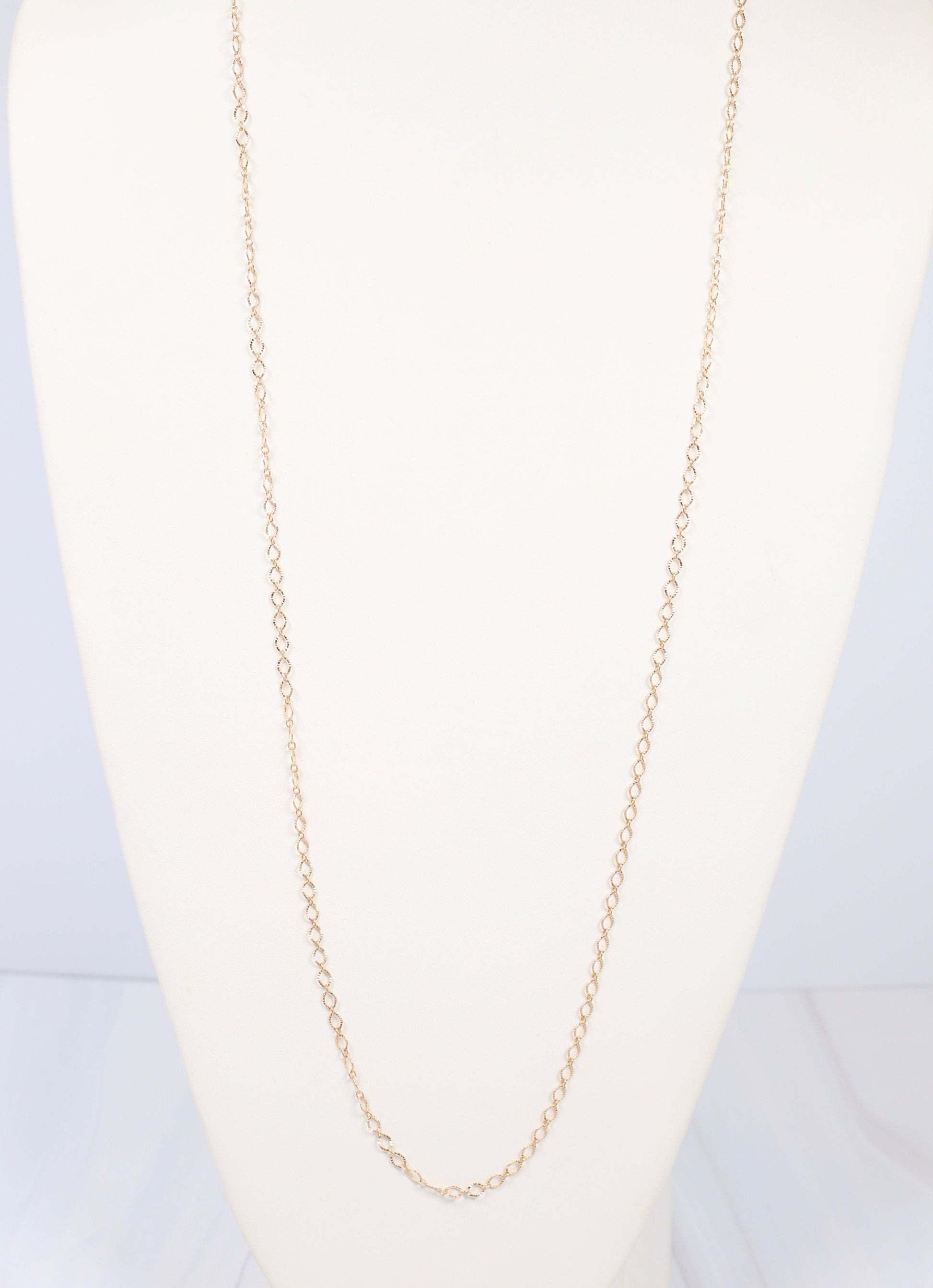 Latigo Link Necklace GOLD - Caroline Hill