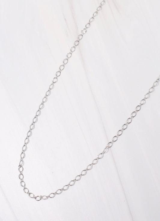 Latigo Link Necklace SILVER - Caroline Hill