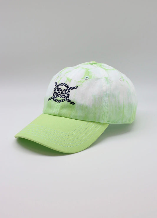 Lil' Daddy Hat- Tie Dye Lime - Caroline Hill