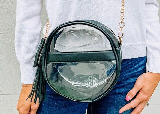 Madison Clear Black Crossbody - Caroline Hill