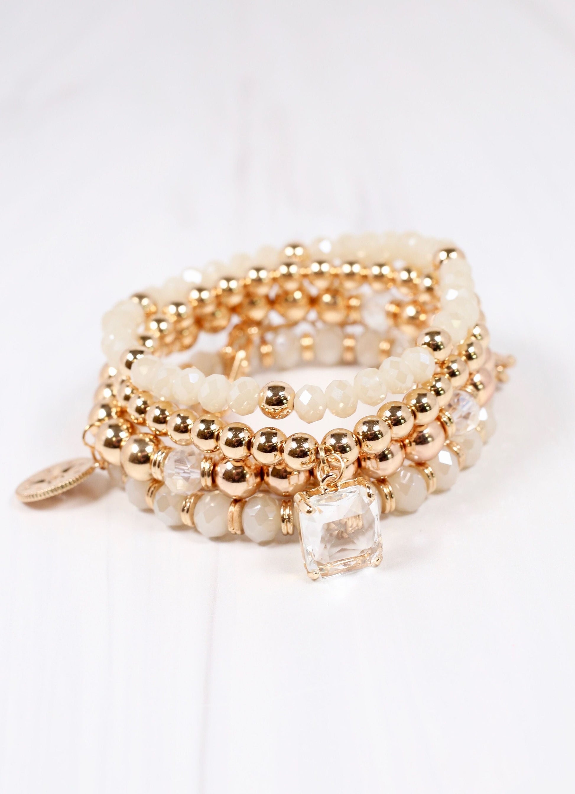 Newport Bracelet Set GOLD - Caroline Hill