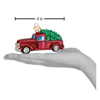 Old Truck with Tree Old World Ornament - Caroline Hill