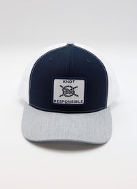 Original Trucker Hat Classic Logo- Navy/White/Grey - Caroline Hill