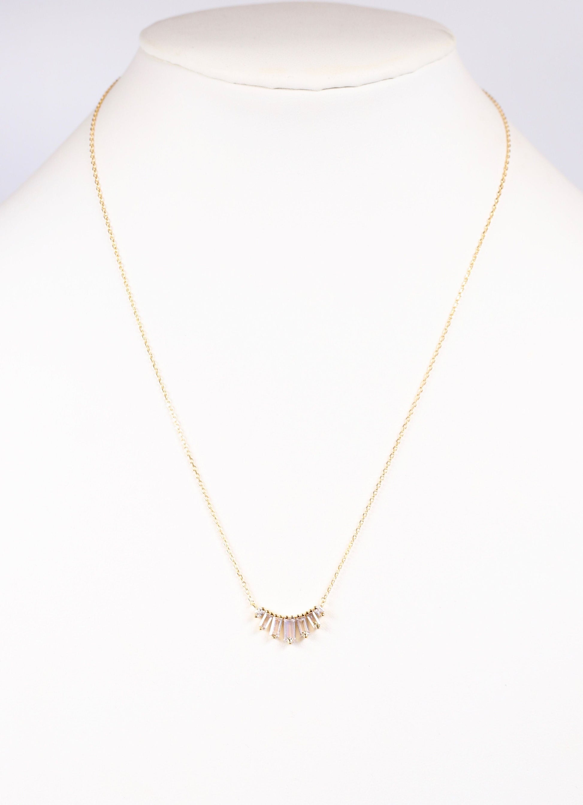 O'Toole CZ Necklace GOLD - Caroline Hill