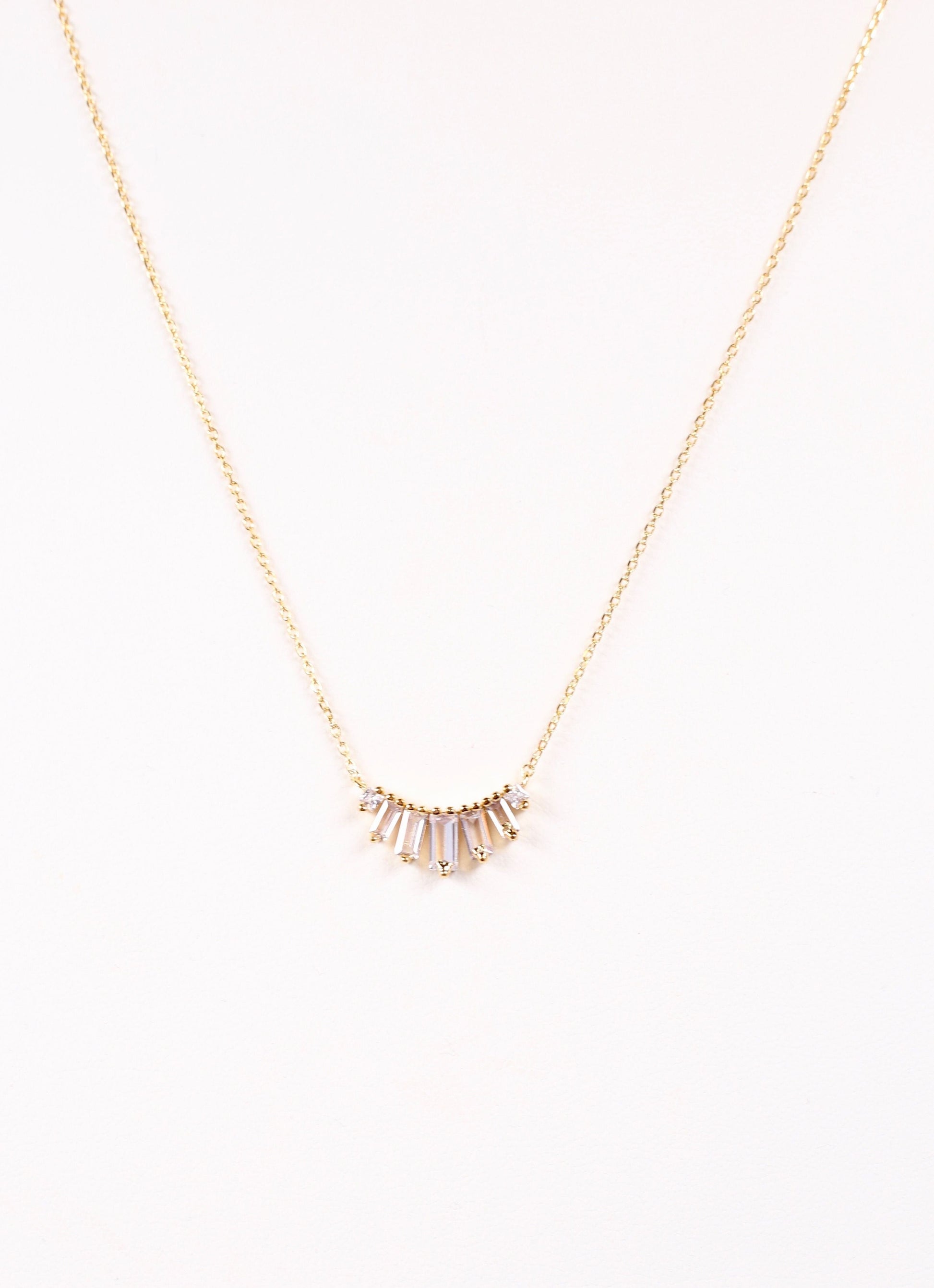 O'Toole CZ Necklace GOLD - Caroline Hill