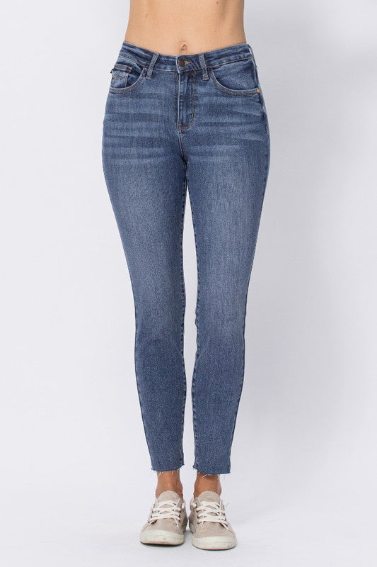 Girl Next Door Button Fly Distressed Jeans – Caroline Hill
