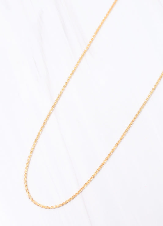 Rodney Simple Necklace GOLD - Caroline Hill