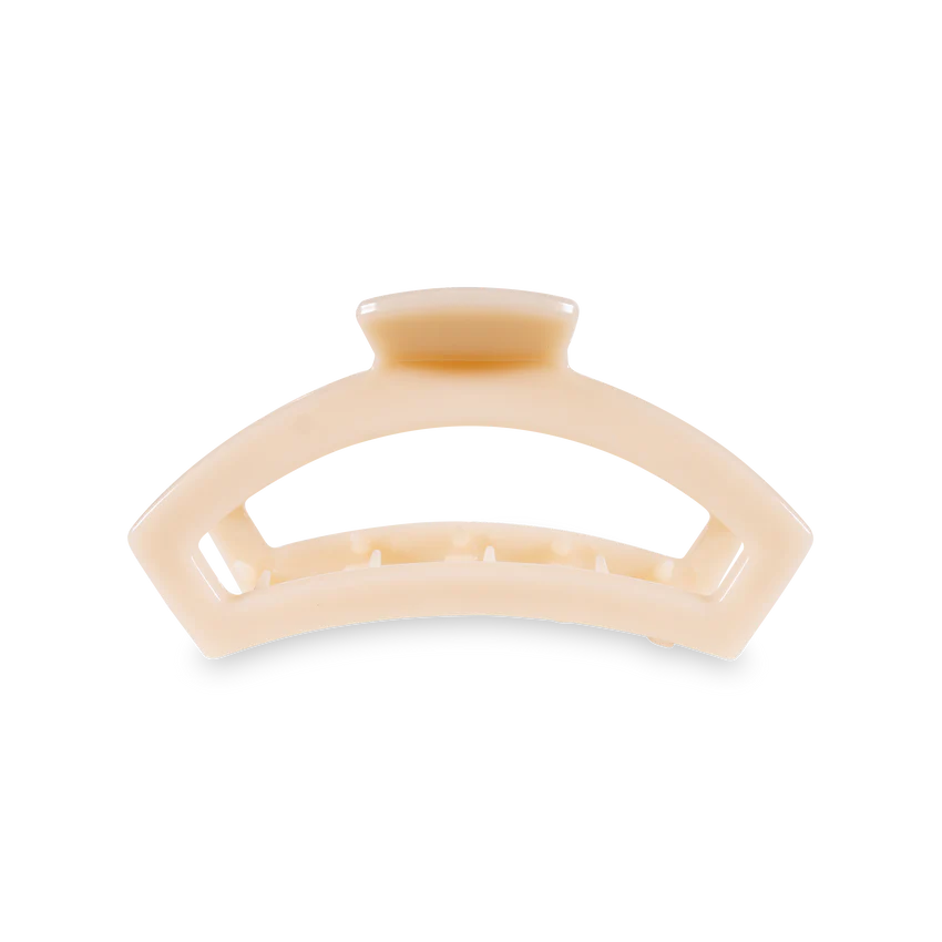 Teletie Open Medium Clip- Almond Beige - Caroline Hill